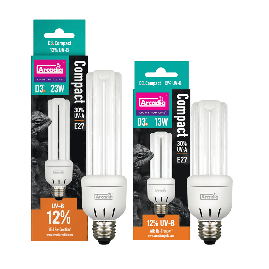 Arcadia D3+ Compact 12% UVB Bulb