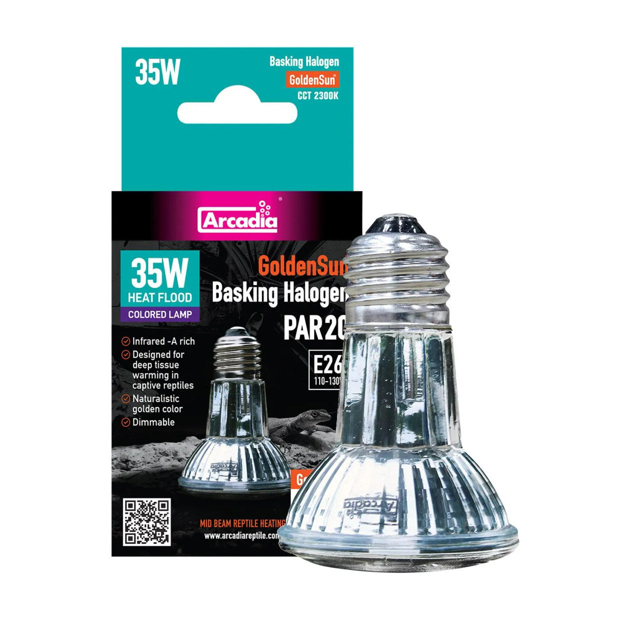 GoldenSun Halogen Heat Lamp 35W